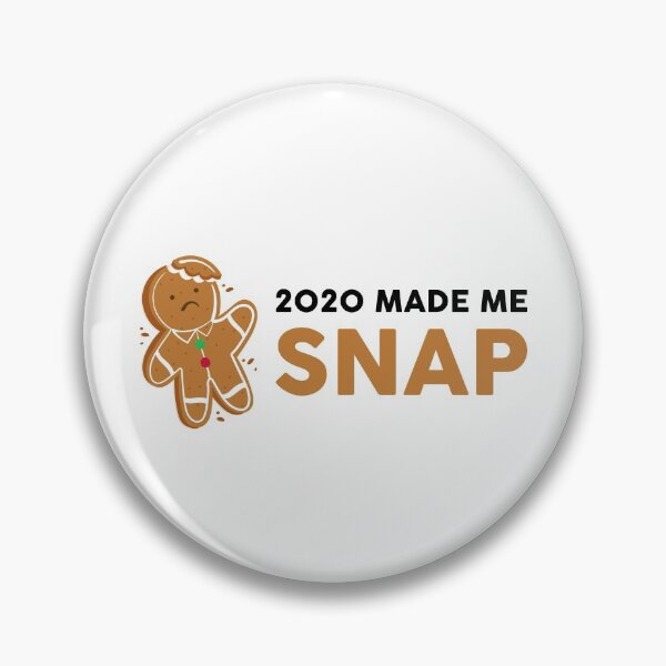 Item preview, Gingerbread Man Oh Snap - 2020 Made Me Snap Funny Christmas Gift designed and sold by GoldenDov.