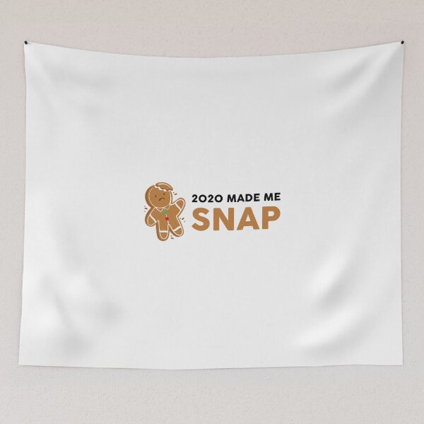 Item preview, Gingerbread Man Oh Snap - 2020 Made Me Snap Funny Christmas Gift designed and sold by GoldenDov.