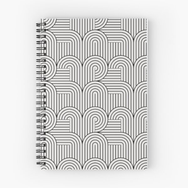 Item preview, Geometric Design #005 - Classic Black And White Abstract Line Wave designed and sold by isko1977.