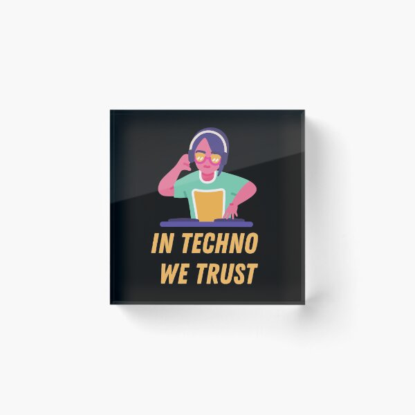 Item preview, IN TECHNO WE TRUST 7 designed and sold by Cafecreative.