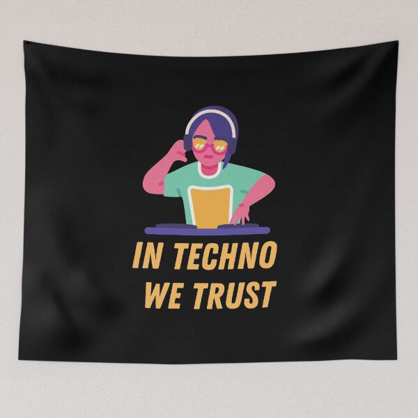 Item preview, IN TECHNO WE TRUST 7 designed and sold by Cafecreative.