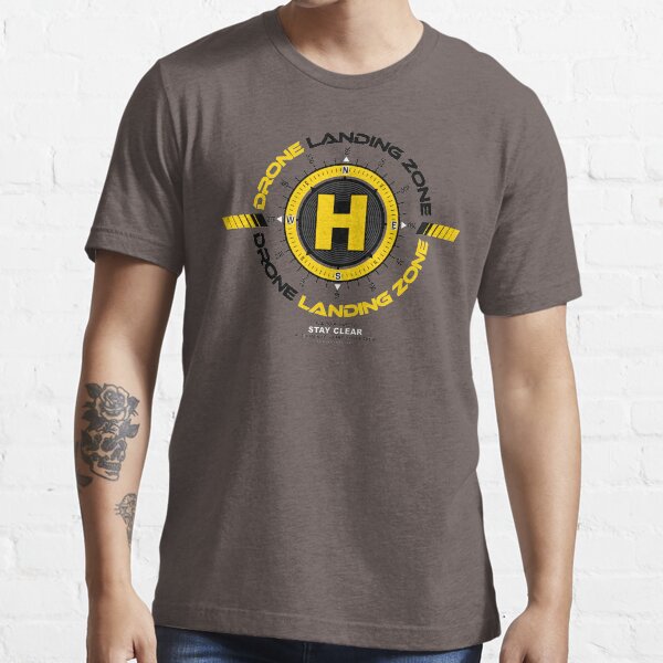 DRONE LANDING ZONE SIGN - DRONE OPERATOR, Drone ART - Limited Edition - Worldwide Print Essential T-Shirt