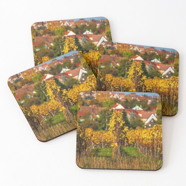Item preview, Yellow and orange colors of autumn vineyards in Alsace designed and sold by Alexander Sorokopud.