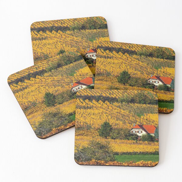Item preview, Yellow and orange colors of autumn vineyards in Alsace designed and sold by Alexander Sorokopud.