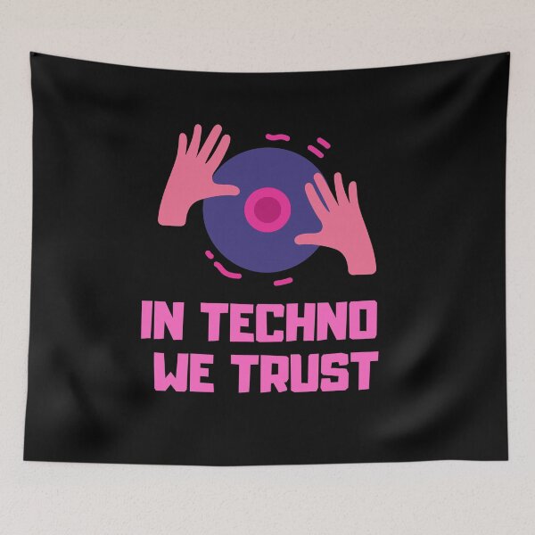 Item preview, IN TECHNO WE TRUST 8 designed and sold by Cafecreative.