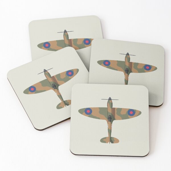 Item preview, Spitfire WWII Fighter Aircraft - Portrait Earth Brown designed and sold by VoodooCircus.