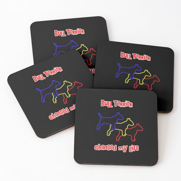 Item preview, Bull Terrier Changed my Life - Dog Art dogs Silhouette - pet designed and sold by Coolstuff4you71.