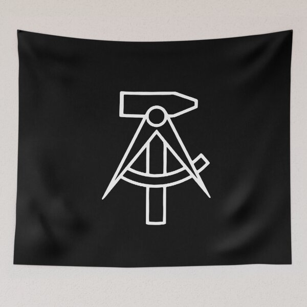 Item preview, DDR RDA Alemania Oriental Emblema Martillo Transparente designed and sold by ArtFay.