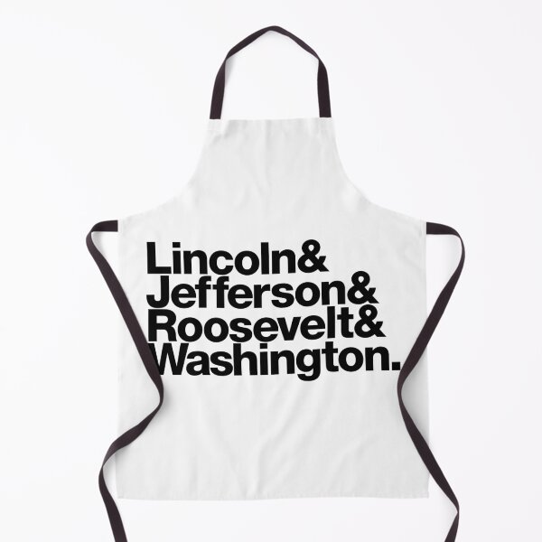 Item preview, Mount Rushmore - Last Names of Presidents (black letters) designed and sold by dudethecreator.