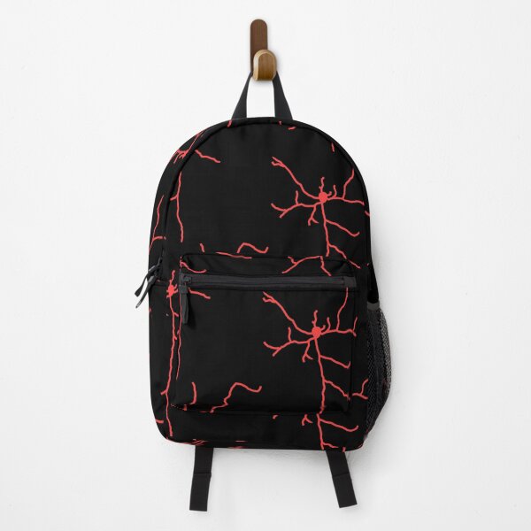 Item preview, Coral red fluorescent neuron drawing designed and sold by kzsg.