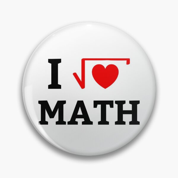 Item preview, I love math Funny Gift designed and sold by GoldenDov.