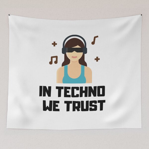 Item preview, IN TECHNO WE TRUST 10 designed and sold by Cafecreative.