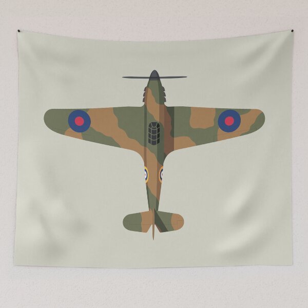 Item preview, Hurricane WWII Fighter Aircraft - Brown Earth designed and sold by VoodooCircus.