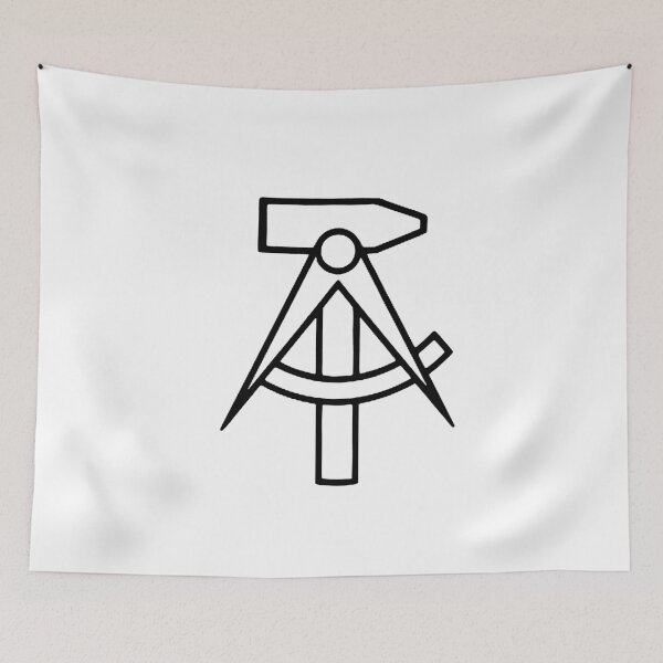 Item preview, DDR RDA Alemania Oriental Emblema Martillo Transparente designed and sold by ArtFay.