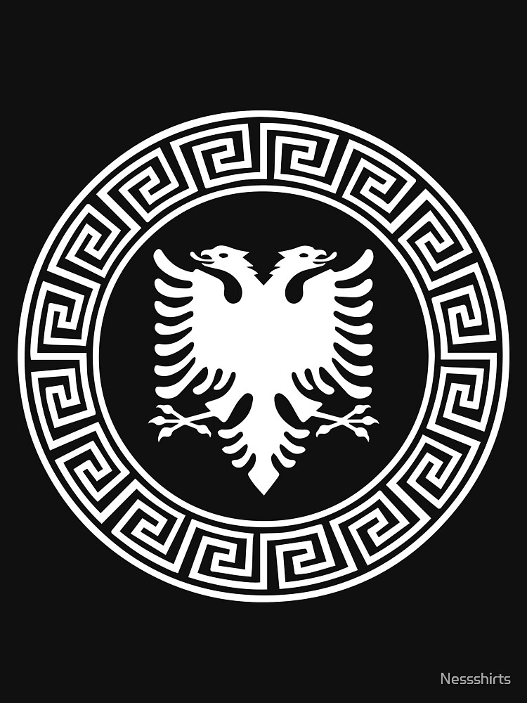 Albania T Shirt Albanian style double-headed eagle Albanian flag Tee Top  S-XXXL