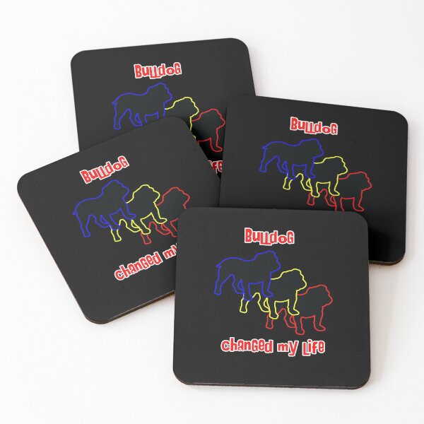 Item preview, Bulldog Changed my Life - Dog Art dogs Silhouette - pet designed and sold by Coolstuff4you71.