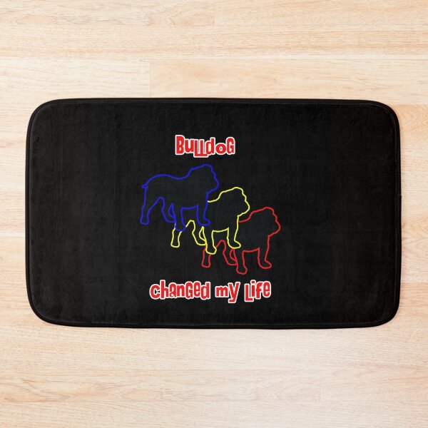 Item preview, Bulldog Changed my Life - Dog Art dogs Silhouette - pet designed and sold by Coolstuff4you71.