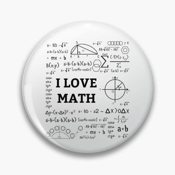 Item preview, I love math Funny Gift designed and sold by GoldenDov.