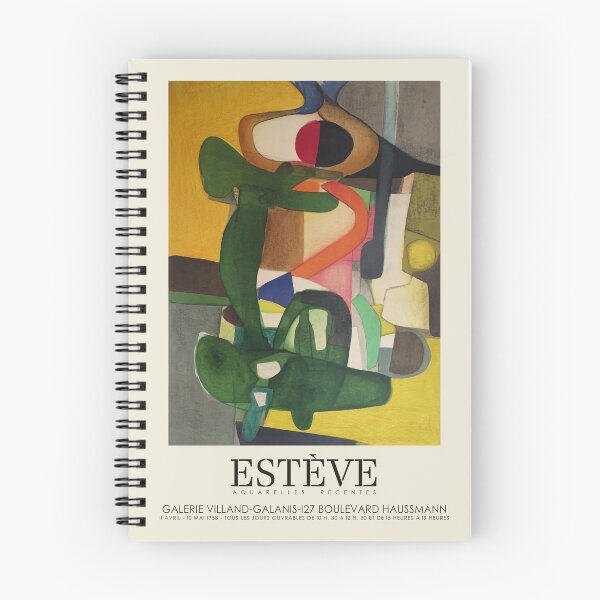 Item preview, Maurice Esteve. Exhibition poster for Galerie Villand et Galanis in Paris, 1958. designed and sold by PimentonArt.