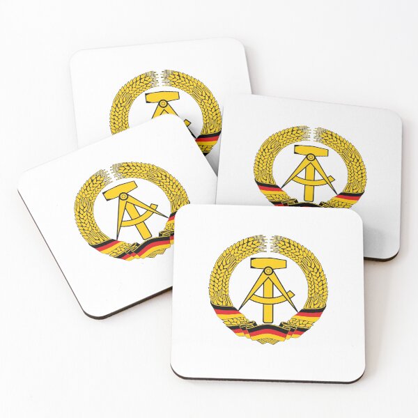 Artikelvorschau, DDR DDR Ostdeutschland Herb Logo Hammer Transparent entworfen und verkauft von ArtFay.