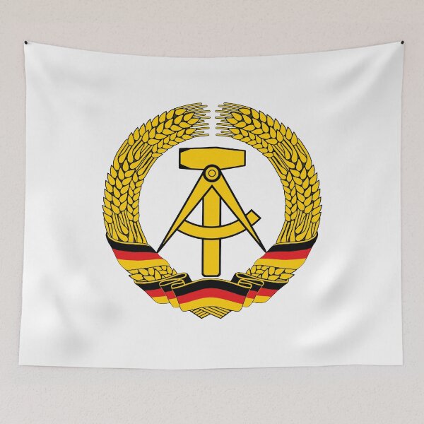 Item preview, DDR RDA Alemania Oriental Herb Logo Hammer Transparente designed and sold by ArtFay.
