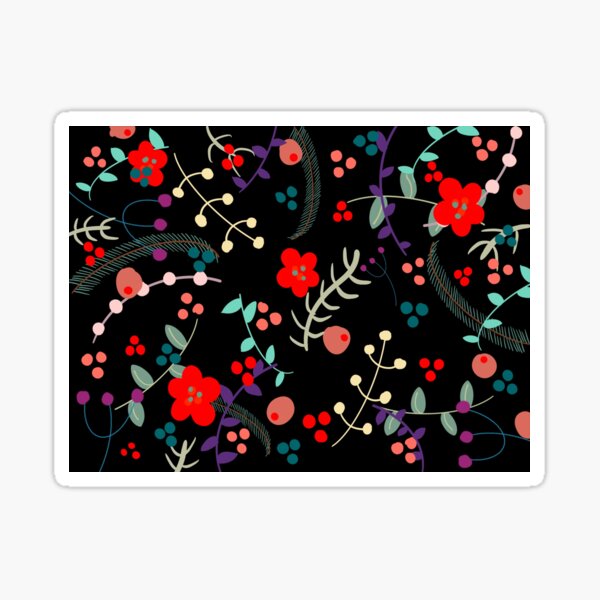Christmas Print Sticker