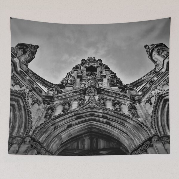 Item preview, Scott Monument black and white designed and sold by DeVeauDesign.
