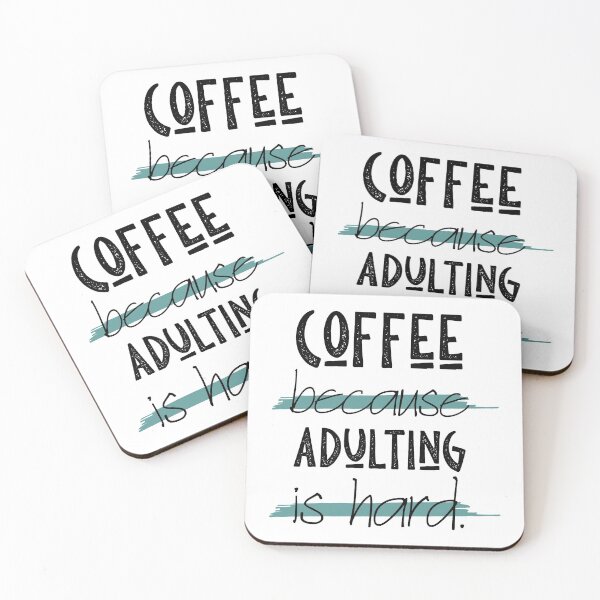 Item preview, Coffee Because Adulting Is Hard designed and sold by skok55.
