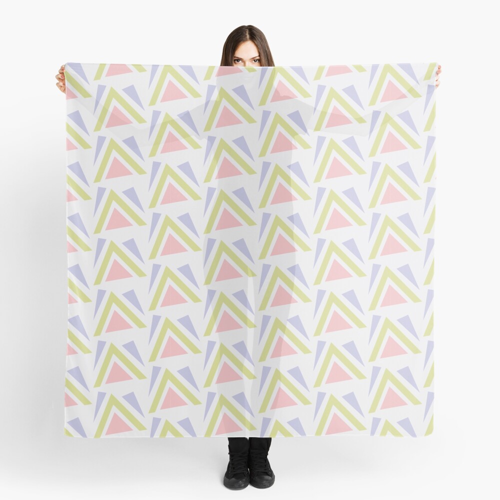 Geometric-Triangular Pattern Scarf