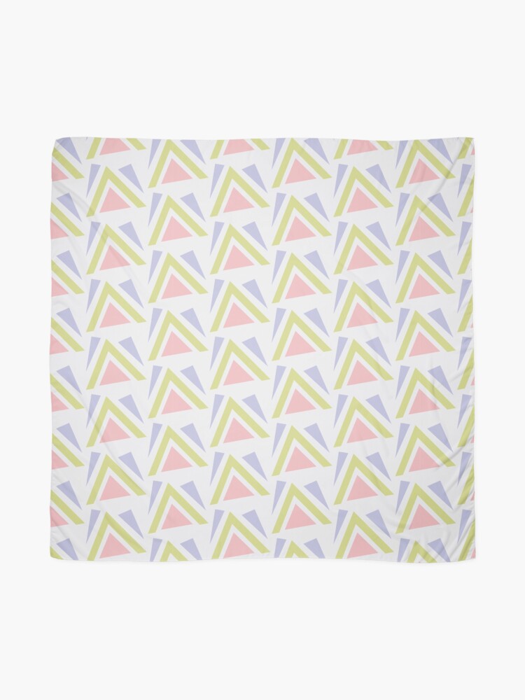 Alternate view of Geometric-Triangular Pattern Scarf
