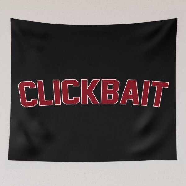 Item preview, Clickbait Vlog Squad Maroon designed and sold by T-shirt-Designs.