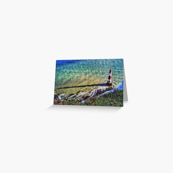 Beachy Head Lighthouse from the Cliff Tops Greeting Card