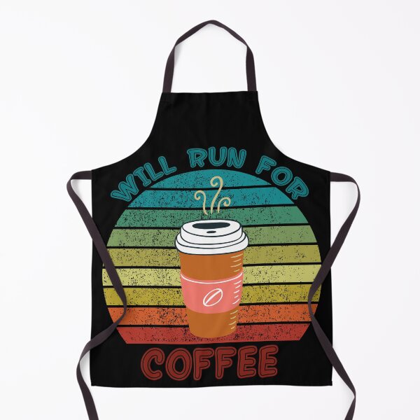 Item preview, Will Run For Coffee Funny Food & Drink Design designed and sold by up4tee.