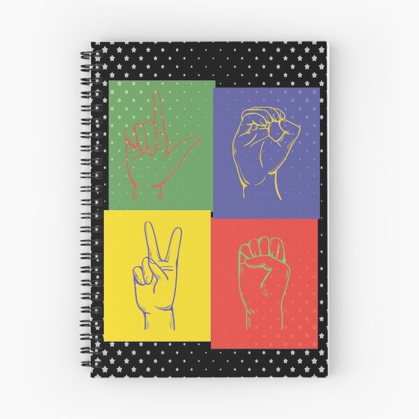 Item preview, Deaf Culture, Love pop art, colorful and fun for ASL and Deaf Community, American sign language designed and sold by Cheeky Companions.
