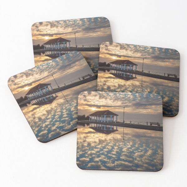 Item preview, Sheringham boating lake at sunset designed and sold by dp-images.