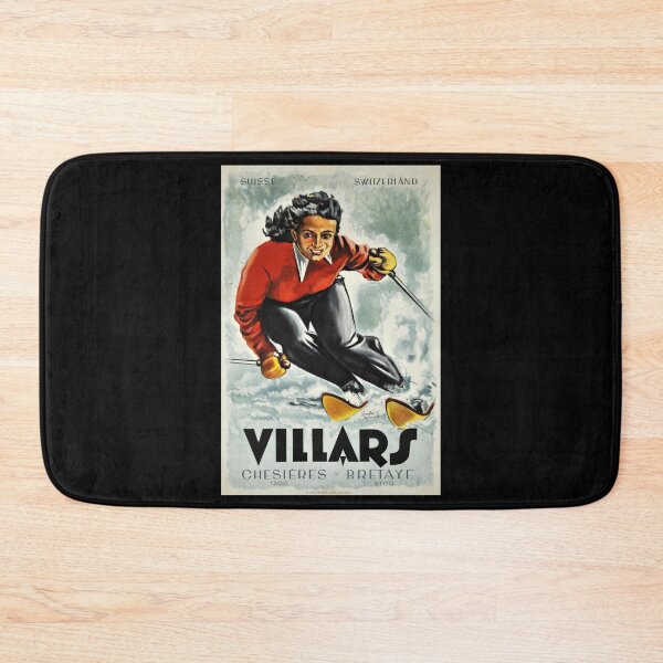 Item preview, retro classic Villars poster designed and sold by CorasPosters.