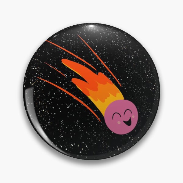 Item preview, Happy pink comet doodle designed and sold by Caitlin Sprake-Follett.
