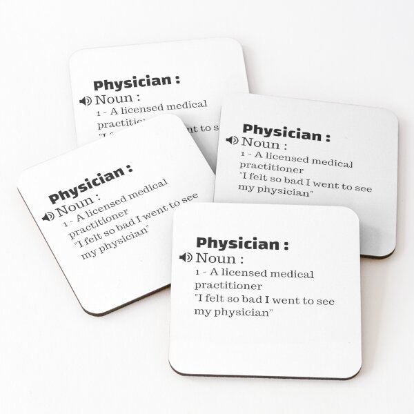 Item preview, Funny Physician Definition - Funny Birthday Gift ideas designed and sold by Aleekr1.