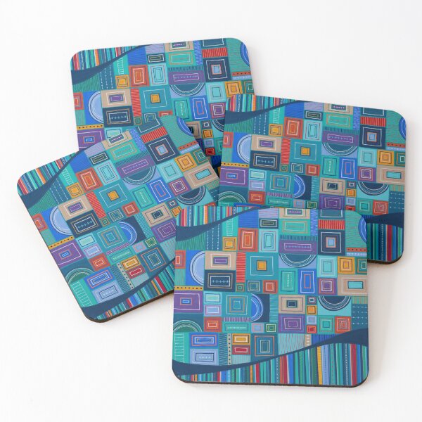 Item preview,  Geometric out in the city  designed and sold by DianalargeART.