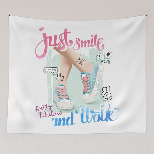 Item preview, Ask me to make you smile shirt designed and sold by Cheeky Companions.