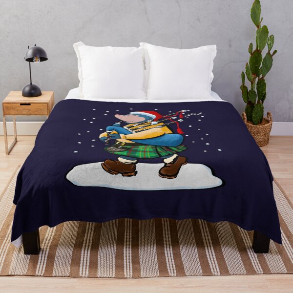 Item preview, The Scottish Mole Of Kintyre Plays Bagpipes At Christmas! designed and sold by brodyquixote.