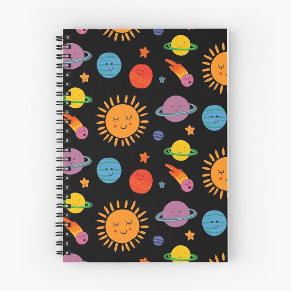 Item preview, Happy planets, happy universe collection on black designed and sold by Caitlin Sprake-Follett.