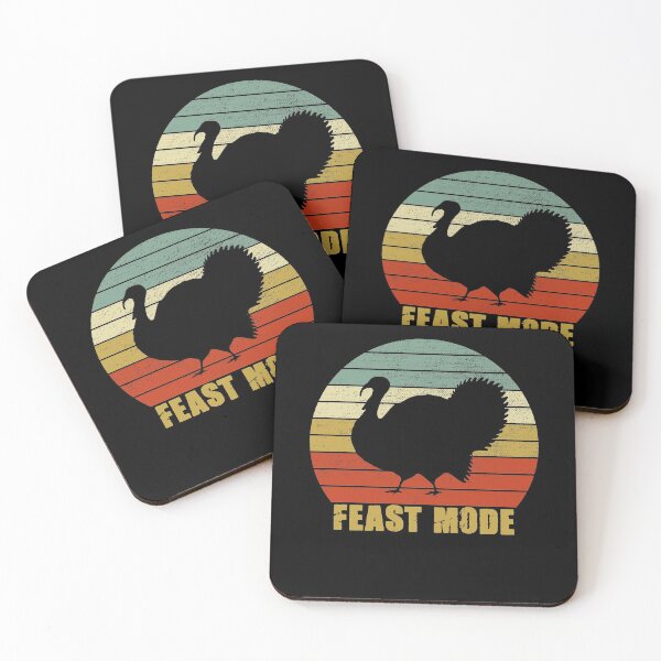 Item preview, Feast Mode Funny Thanksgiving Vintage Turkey Trot Retro Gift designed and sold by kenishahembree.