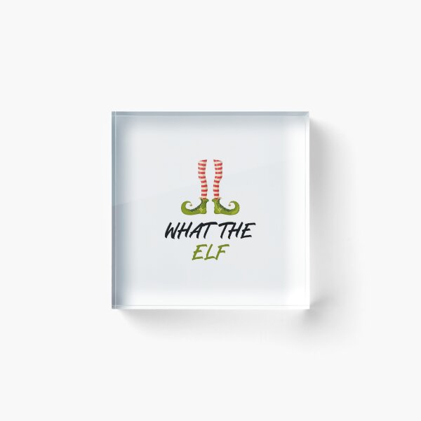 Item preview, What the elf Funny Christmas Gift designed and sold by GoldenDov.