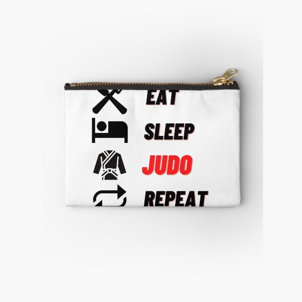 Item preview, Eat sleep judo repeat t shirt designed and sold by ProShirtDesign.