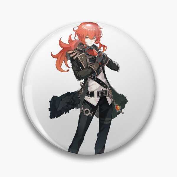 Item preview, Diluc - Genshin Impact Sticker designed and sold by Thegames.