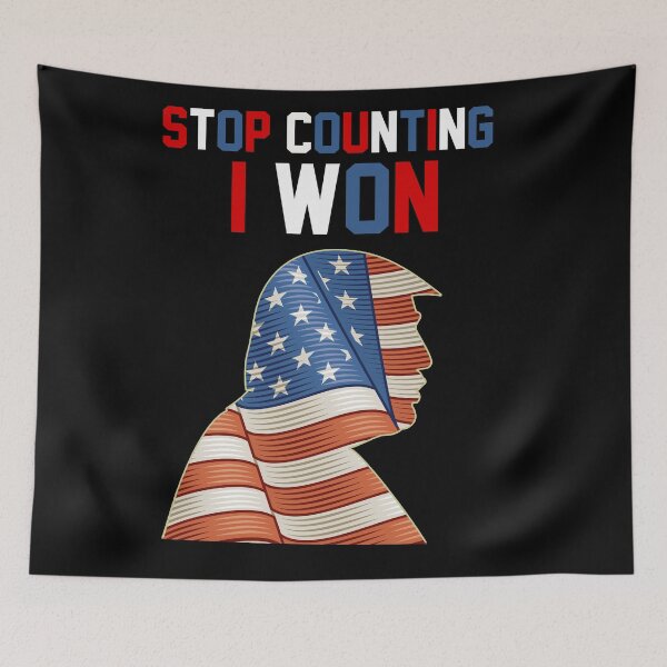 Item preview, Stop Counting I Won President Trump designed and sold by T-shirt-Designs.