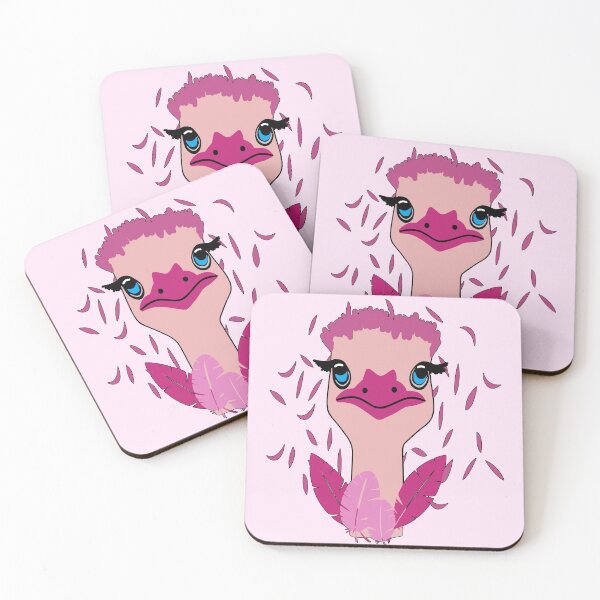 Item preview, Pink Ostrich Bird designed and sold by Trace1234.