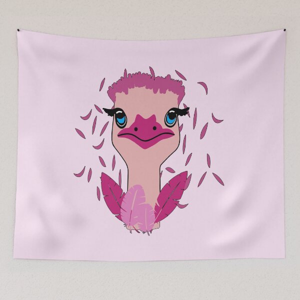 Item preview, Pink Ostrich Bird designed and sold by Trace1234.
