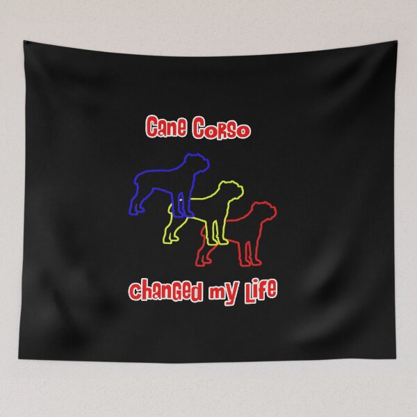 Item preview, Cane Corso Changed my Life - Dog Art dogs Silhouette - pet designed and sold by Coolstuff4you71.